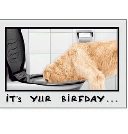 Dog Speak Dog Speak Card - Birthday - Drink Responsizibly