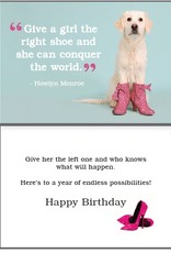 Dog Speak Dog Speak Card - Birthday - The Right Shoe