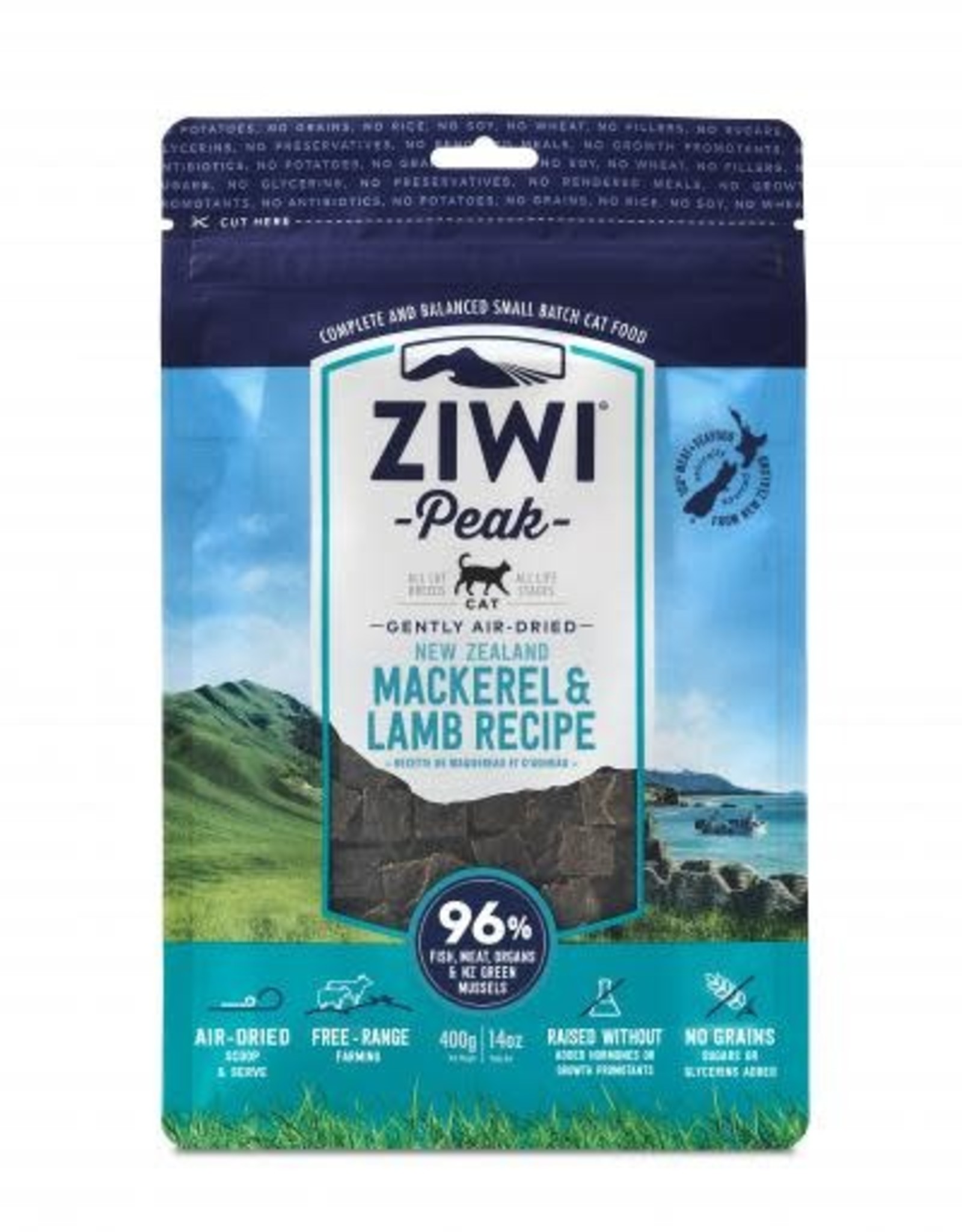 ZiwiPeak ZiwiPeak Air-Dried Mackerel & Lamb for Cats