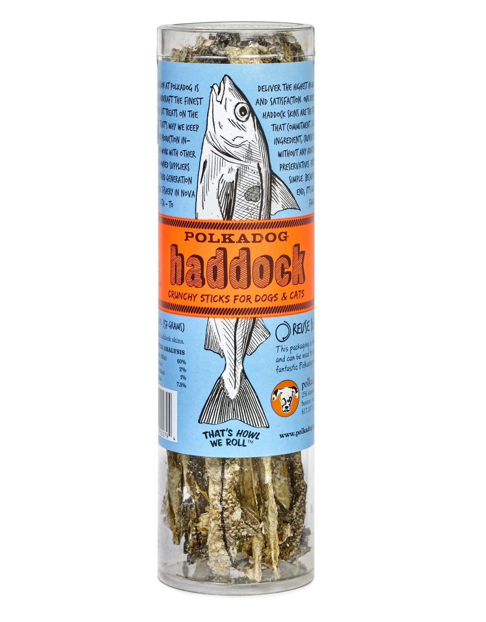 Polka Dog PolkaDog Haddock Skins 2oz