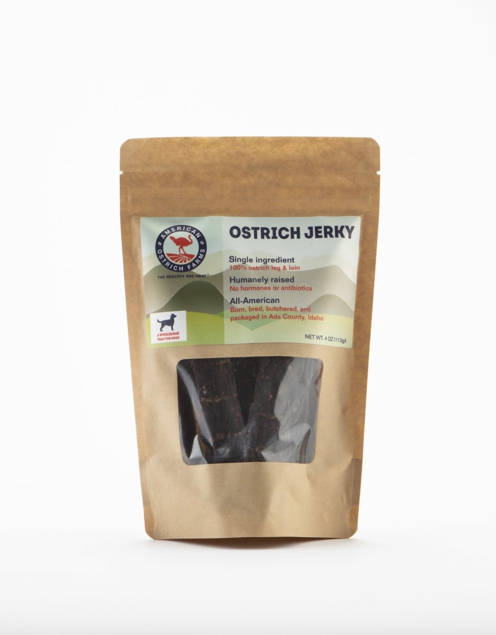 American Ostrich Farm Ostrich Jerky 4oz