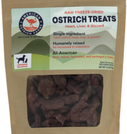 American Ostrich Farm Ostrich Freeze-Dried Treats 2.5oz