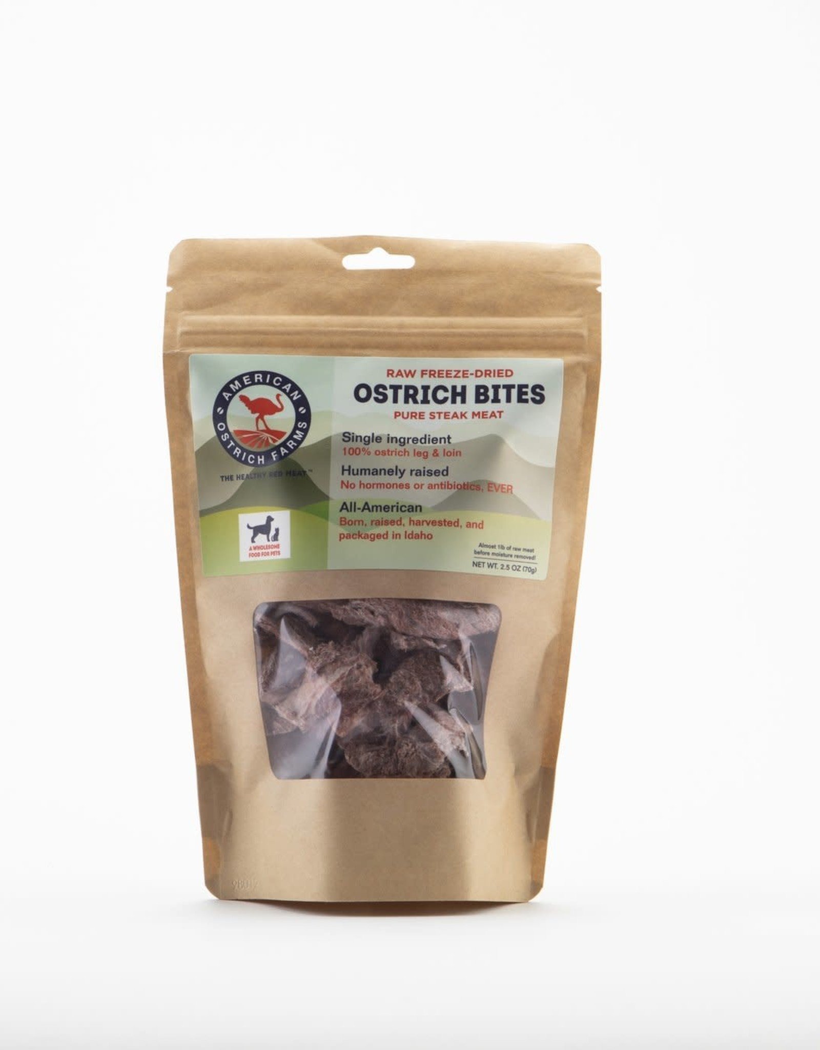 American Ostrich Farm Ostrich Freeze-Dried Steak Bites