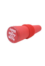 Dog Is Good Wine Bottle Stopper - Love the Mutt You're With