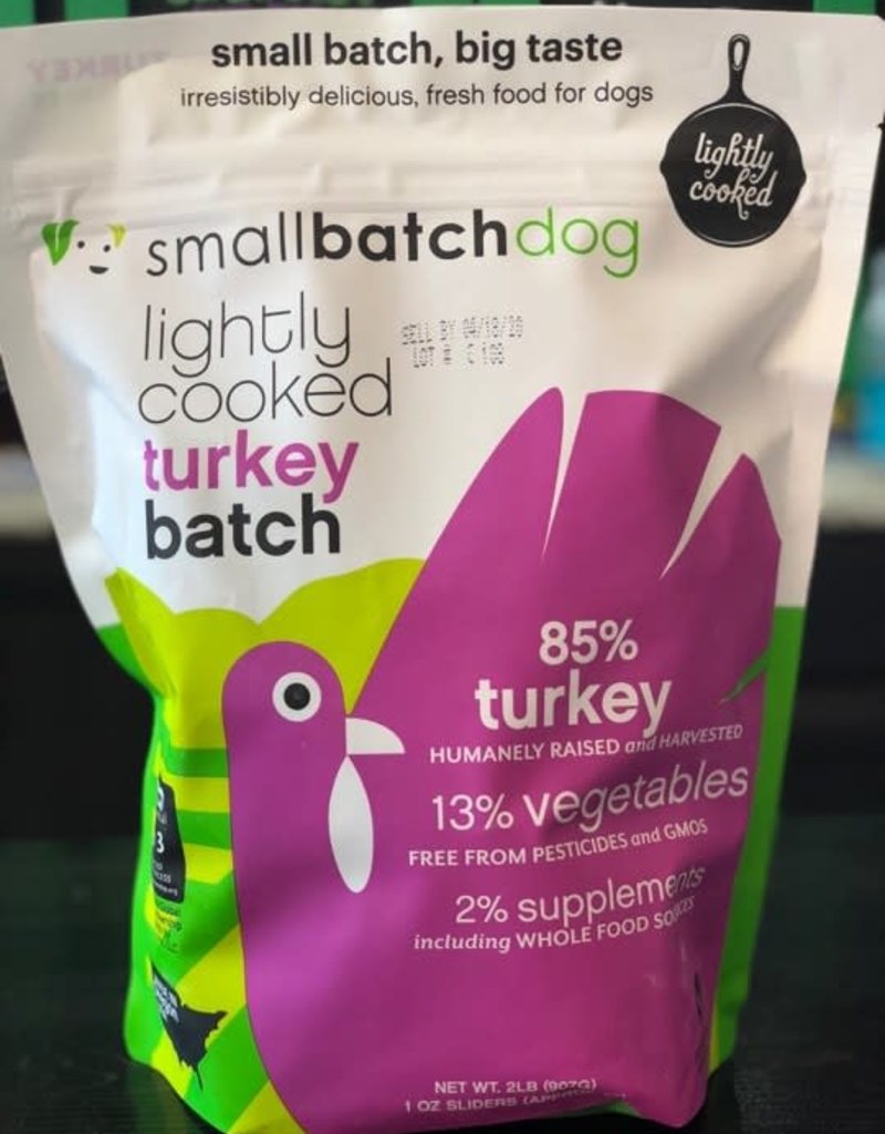 Smallbatch Lightly Cooked Turkey Molly S Healthy Pet Food Market