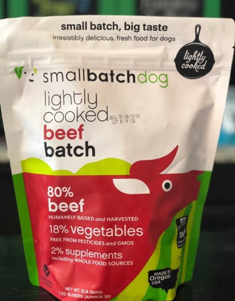 Smallbatch Lightly Cooked Beef Molly S Healthy Pet Food Market
