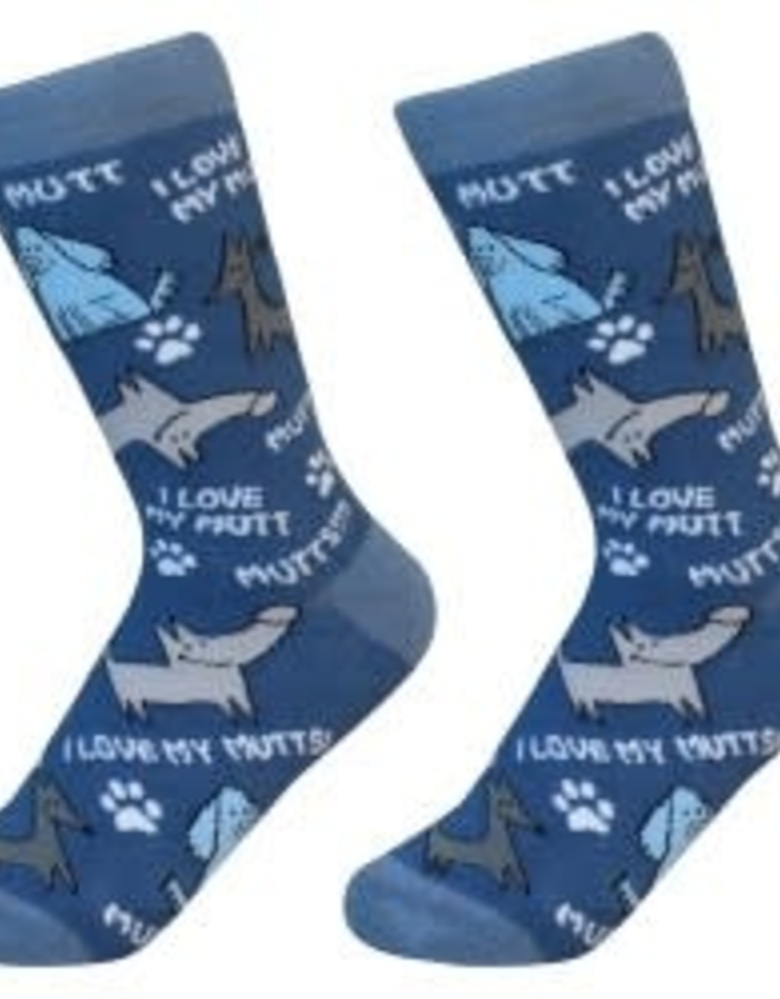 I Love My Mutt Socks