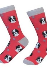 Shih Tzu Black Socks