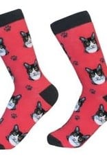 Cat - Black & White (Tuxedo) Socks