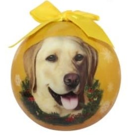 Labrador, Yellow Ornament