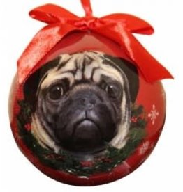 Pug Fawn Ornament