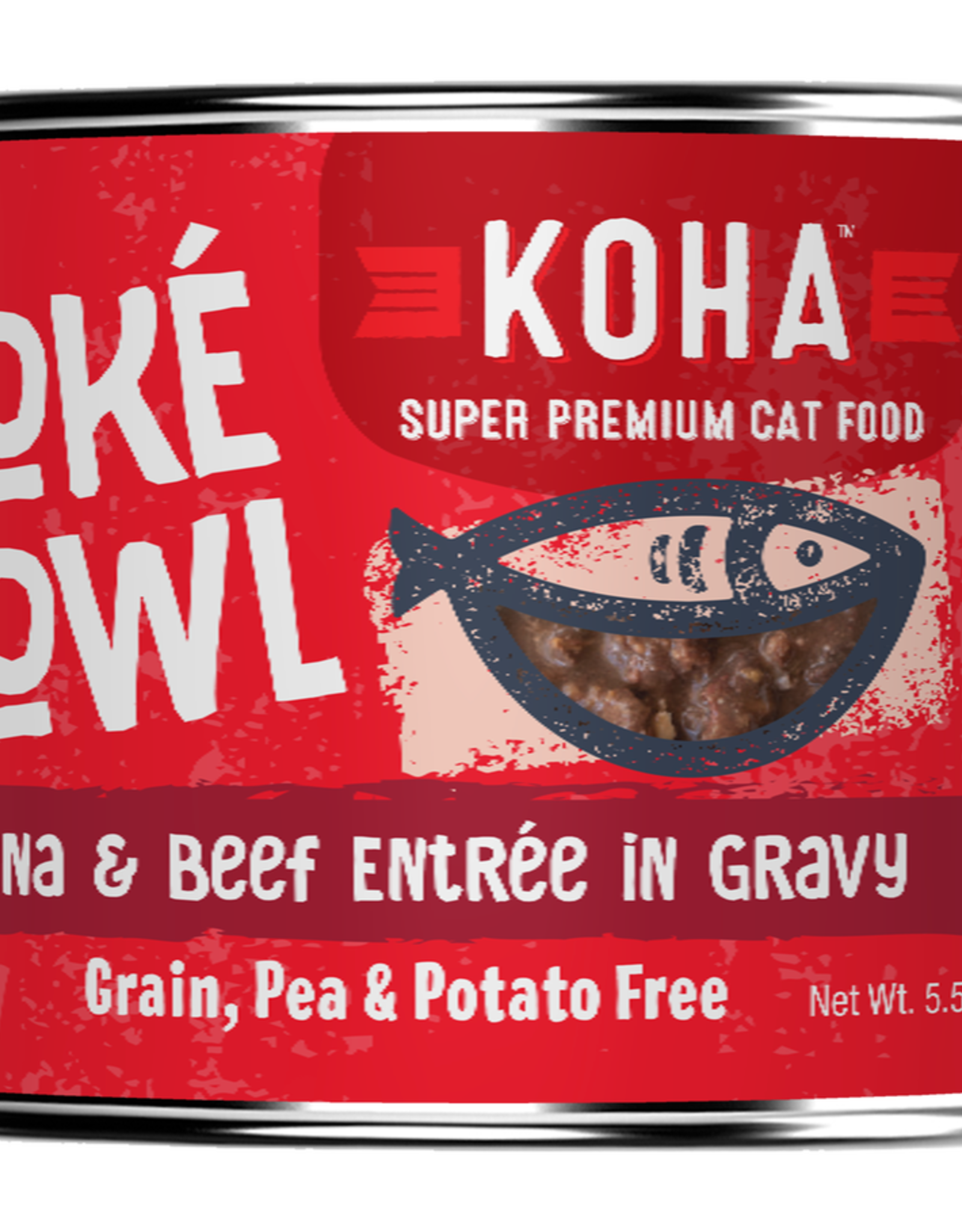 Koha Koha Poke Bowls Tuna & Beef for Cats