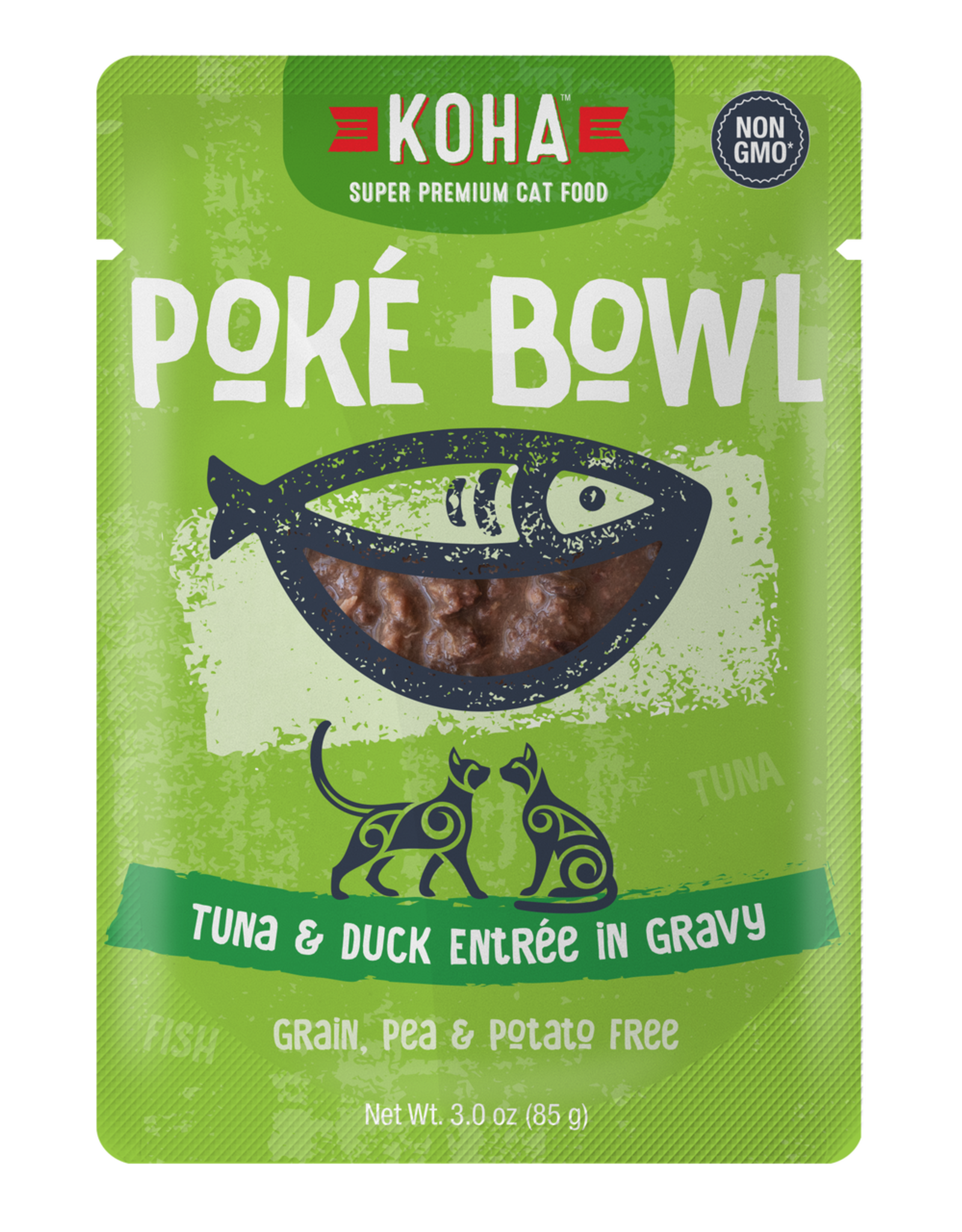 Koha Koha Poke Bowls Tuna & Duck for Cats