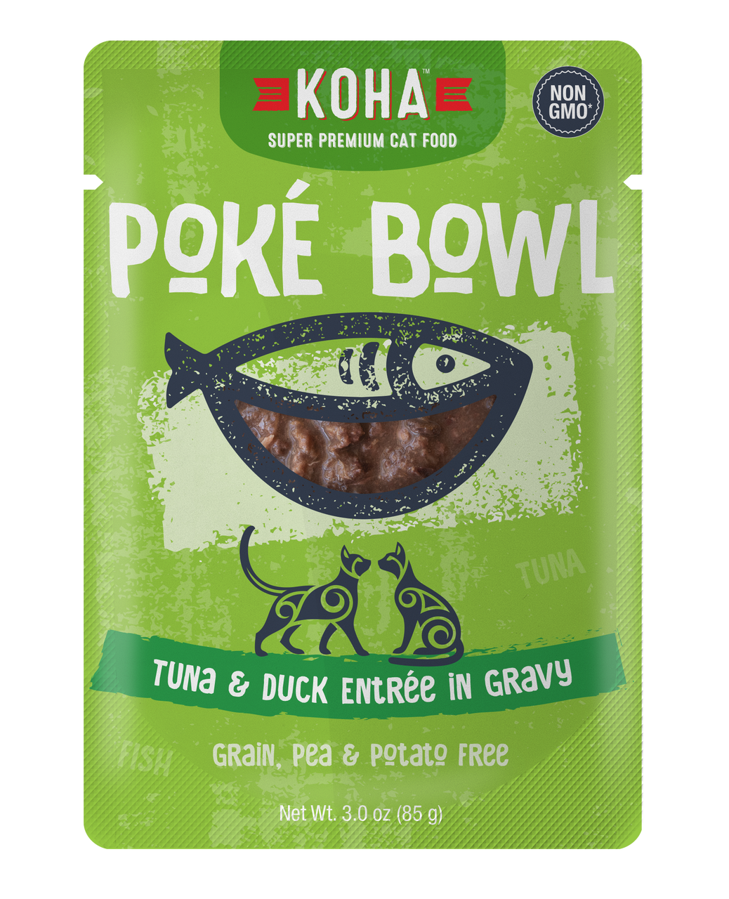 Koha Poke Bowls Tuna & Duck for Cats - Molly's Healthy Pet ...