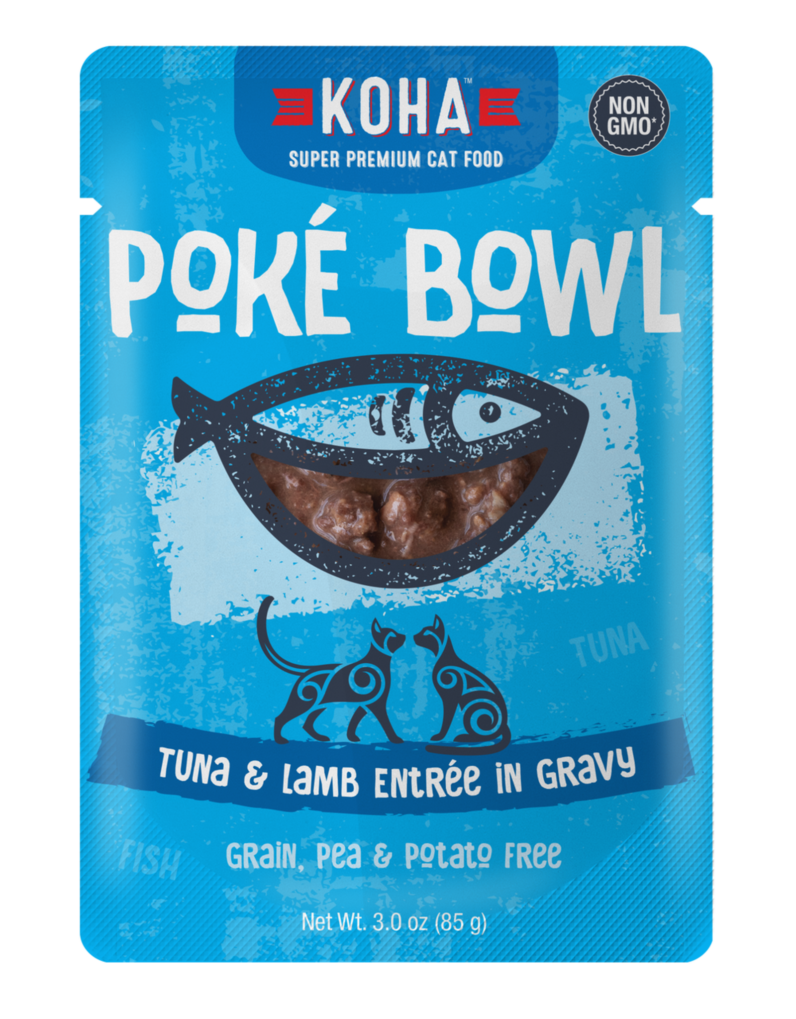 Koha Koha Poke Bowls Tuna & Lamb for Cats