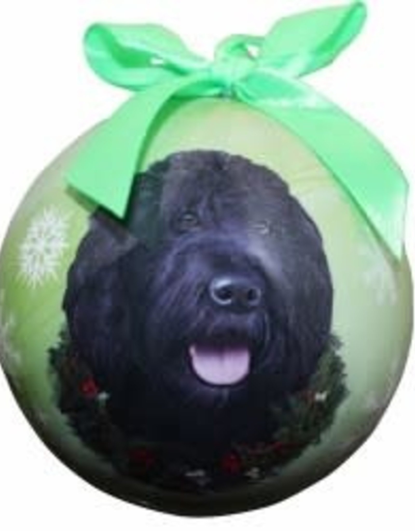 Labradoodle - Black Ornament