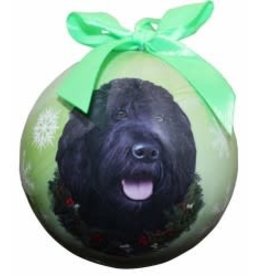 Labradoodle - Black Ornament