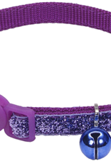 Coastal Cat Collar Purple Glitter