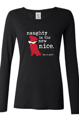Dog Is Good Dog Is Good Naughty is the New Nice Long Sleeve Shirt