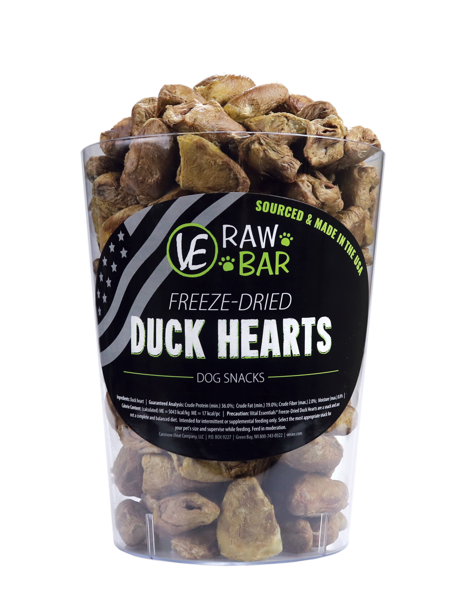 Vital Essentials Vital Essentials Freeze-Dried Duck Hearts