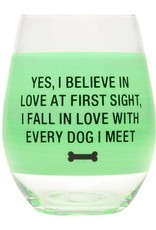 Stemless Wine Glass - Love At First Sight