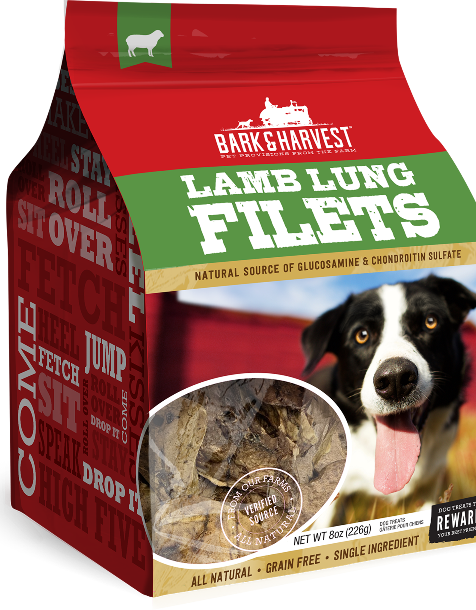 Bark & Harvest Bark & Harvest Lamb Lung filets 8oz