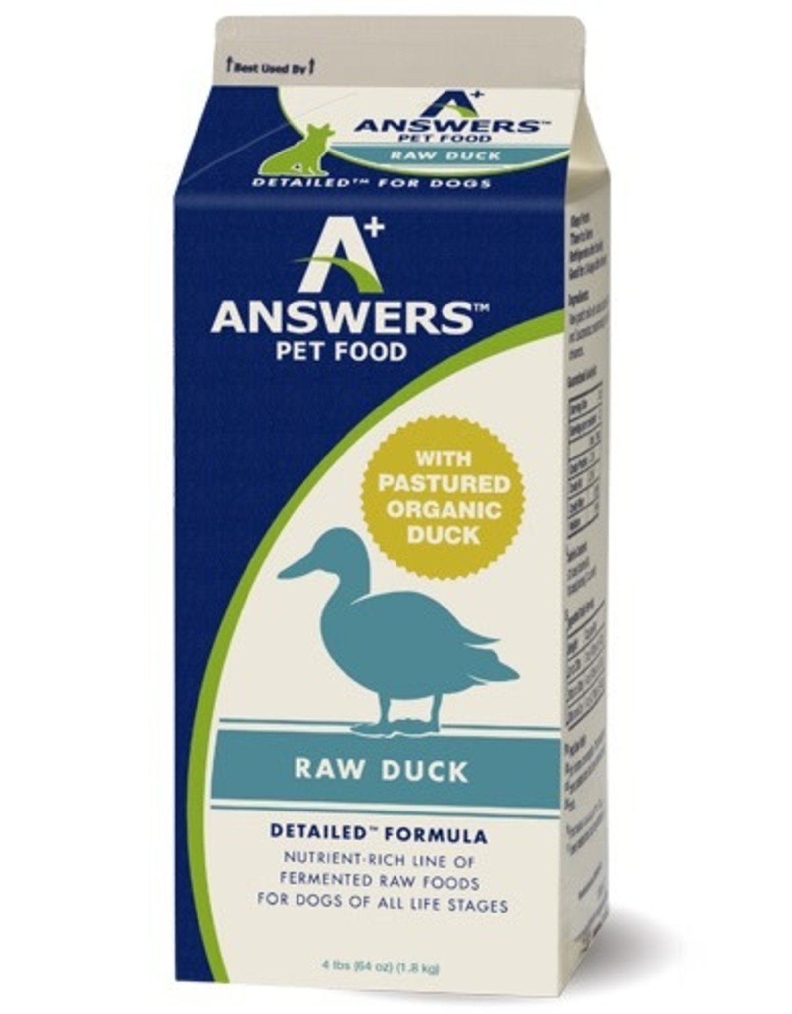 Answers Answers Detailed Duck Formula for Dogs