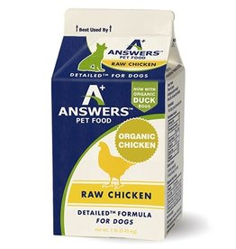 Answers Answers Detailed Chicken Formula for Dogs