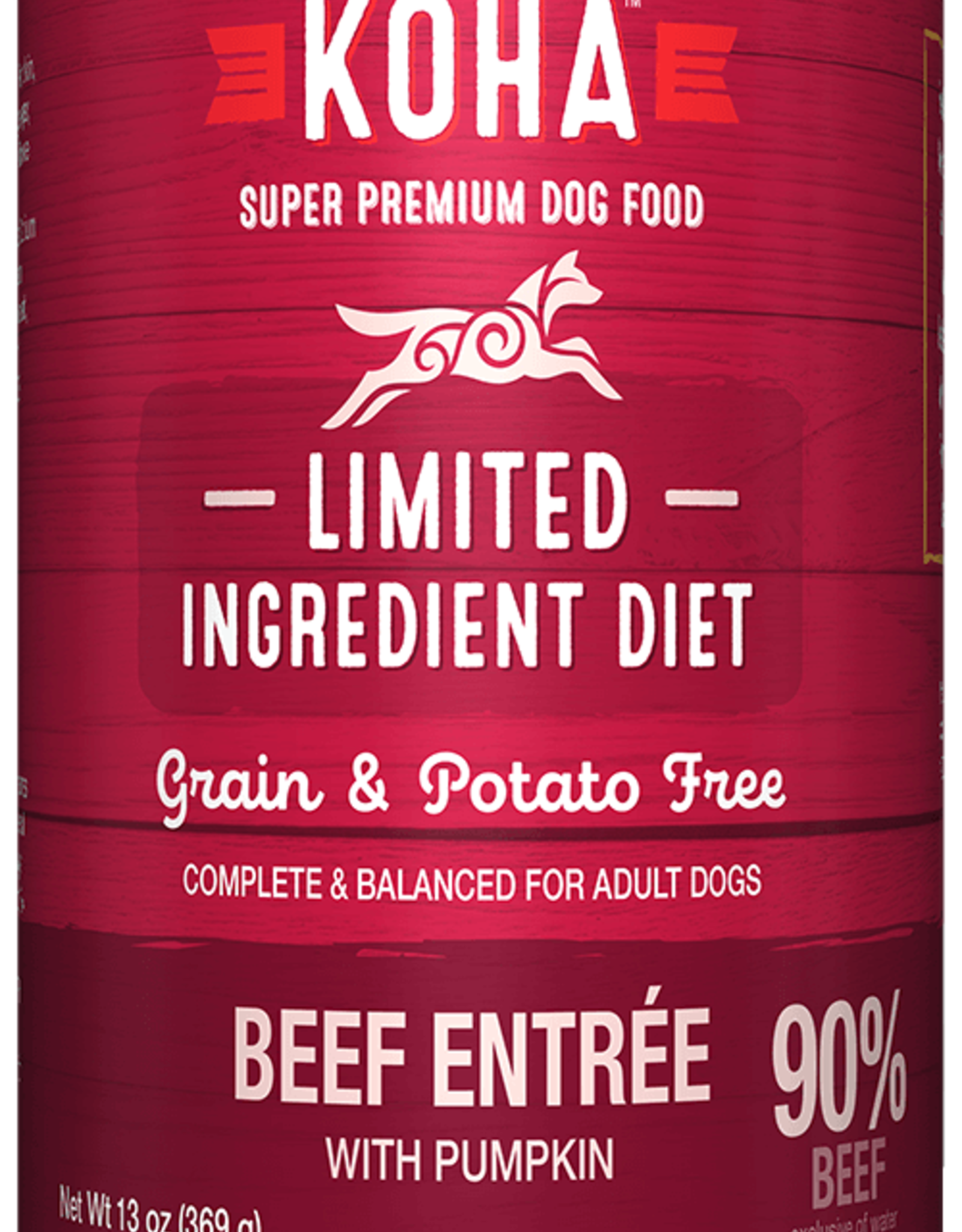 Koha Koha Limited Ingredient Beef Entree for Dogs 13oz