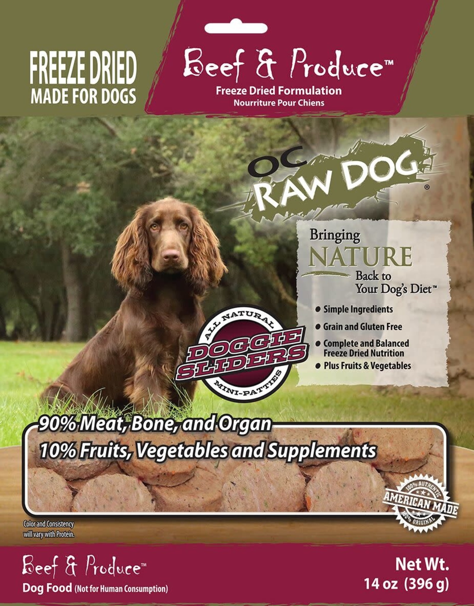 OC Raw Dog OC Raw Dog Freeze Dried Beef