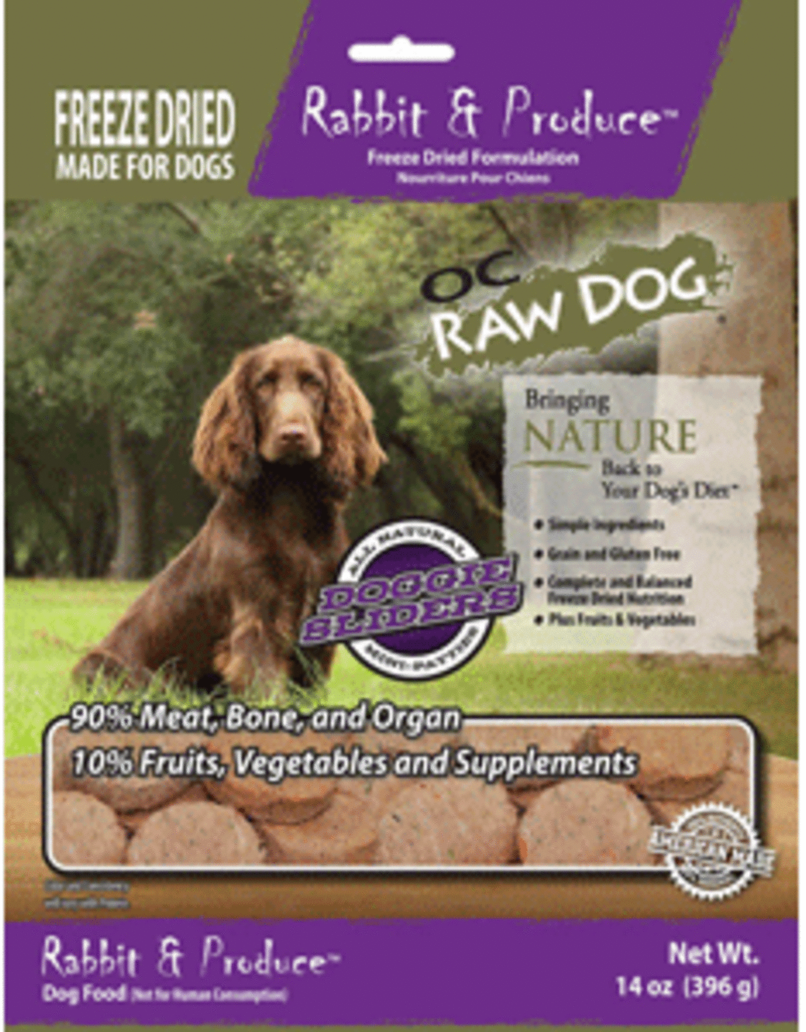 OC Raw Dog OC Raw Dog Freeze Dried Rabbit