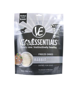 Vital Essentials Vital Essentials Dog Freeze-Dried Rabbit Mini Patties 14oz Vital Essentials Vital Essentials Dog Freeze-Dried Rabbit Mini Patties 14oz