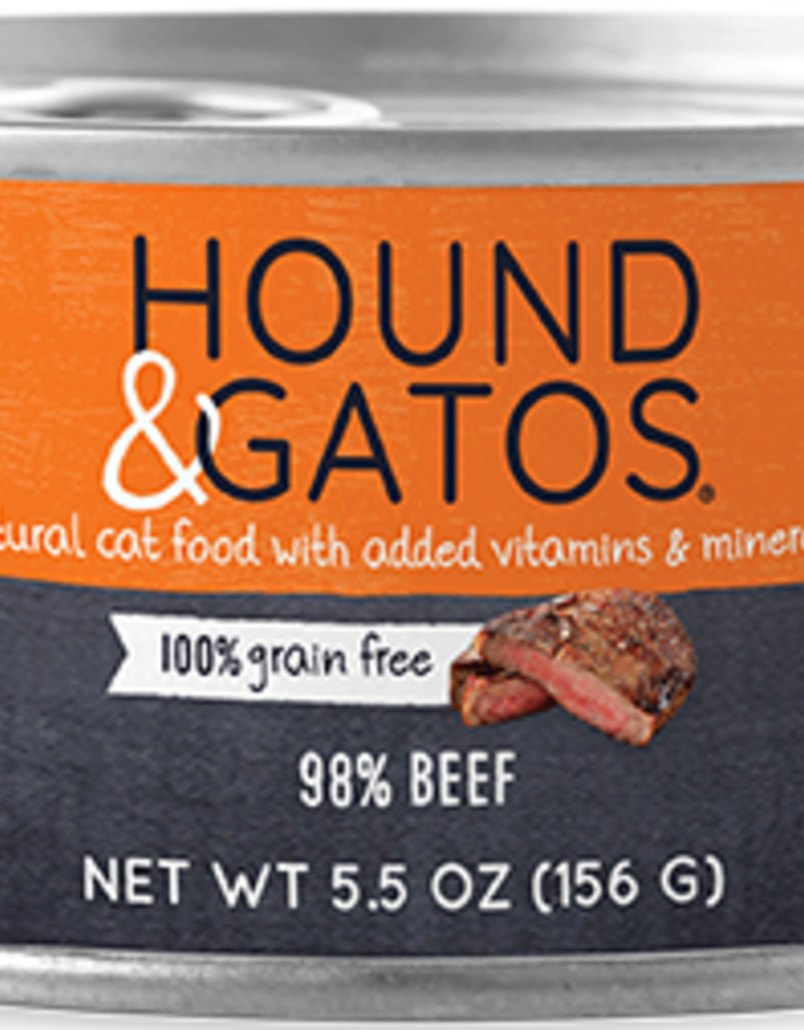 Hound & Gatos Hound & Gatos 98% Beef Recipe Cat
