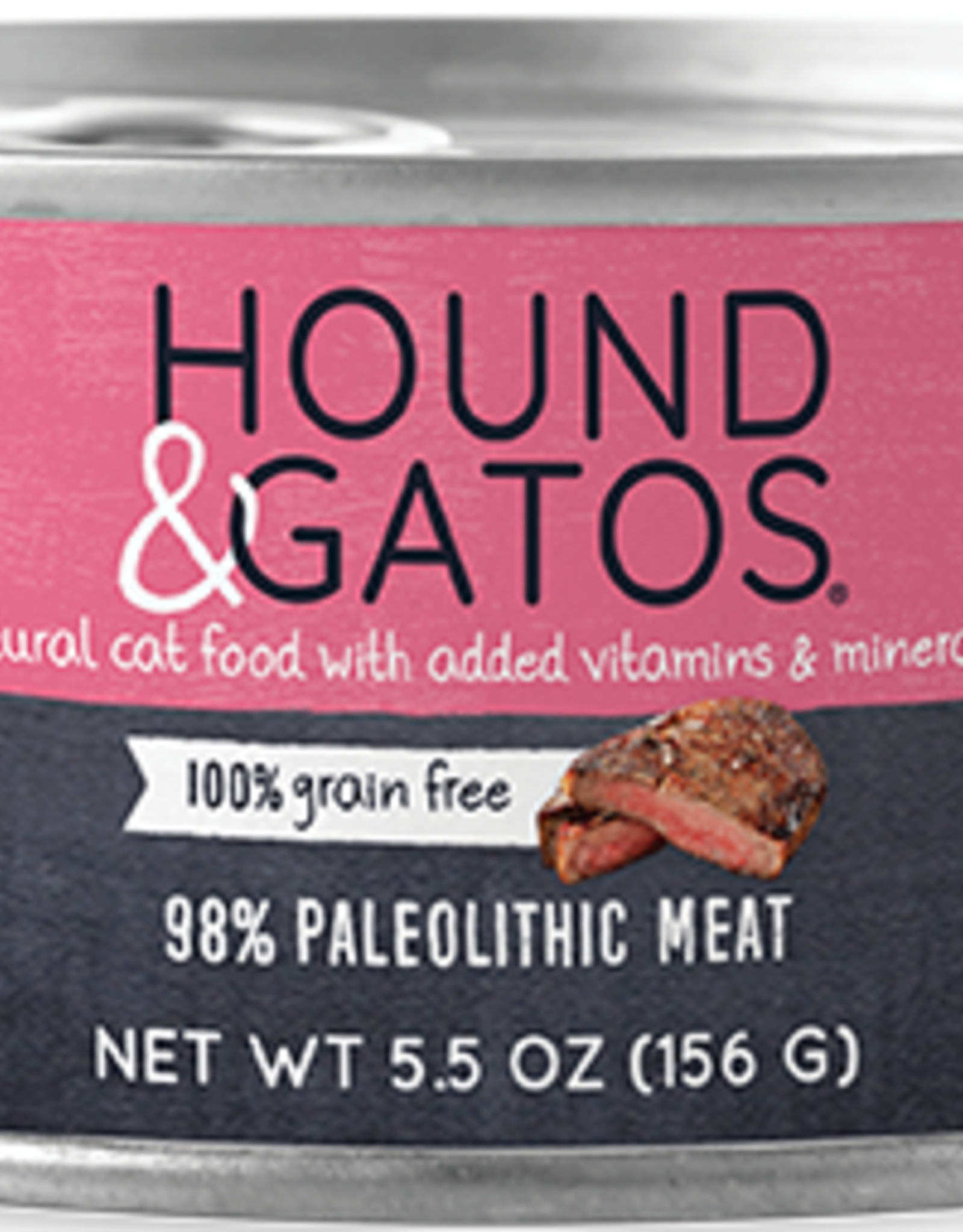 Hound & Gatos Hound & Gatos 98% Paleolithic Meat Recipe Cat