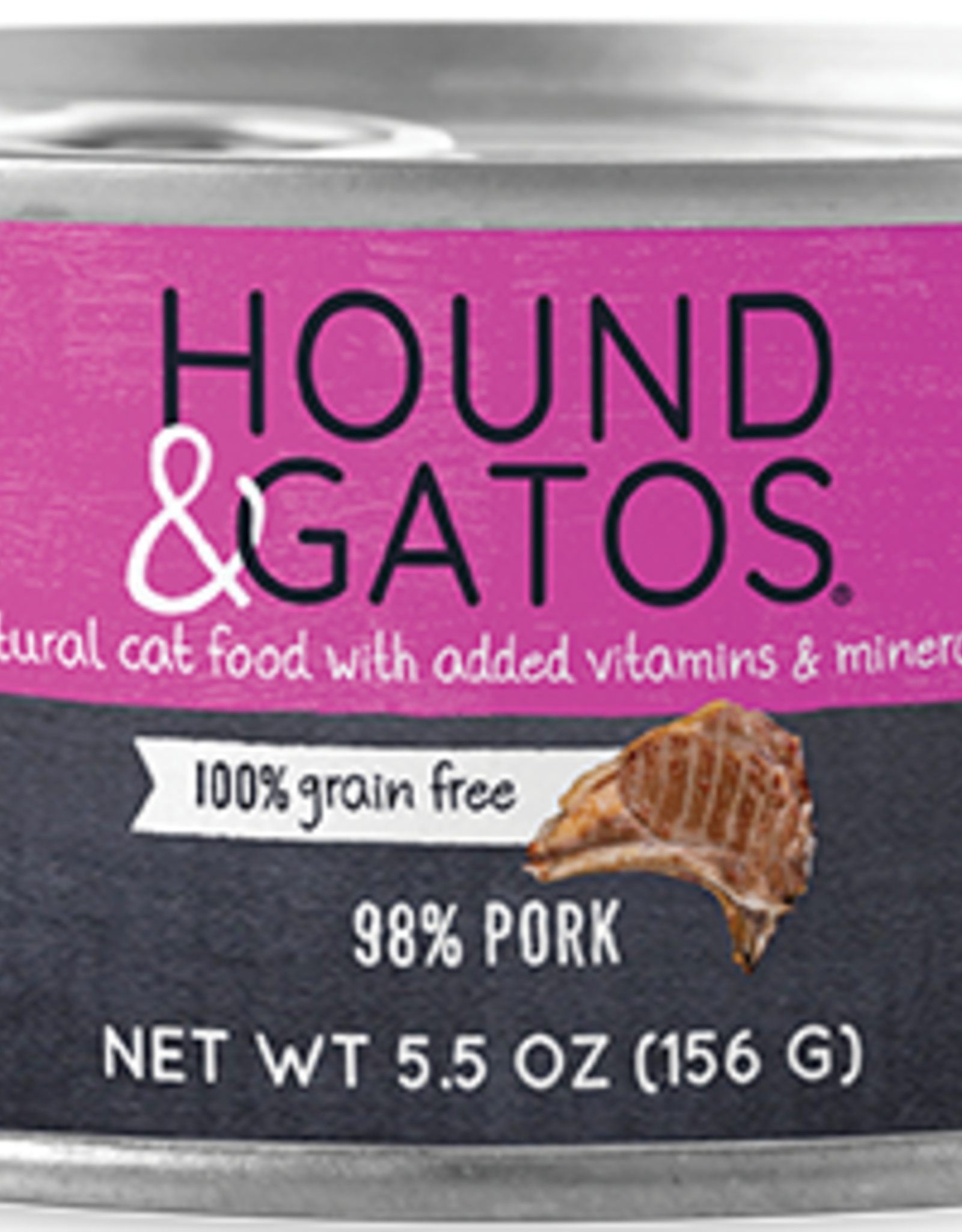 Hound & Gatos Hound & Gatos 98% Pork Recipe Cat