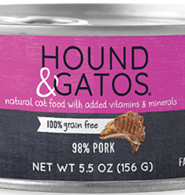 Hound & Gatos Hound & Gatos 98% Pork Recipe Cat