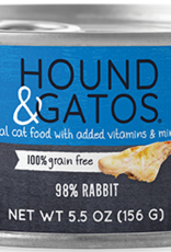 Hound & Gatos Hound & Gatos 98% Rabbit Recipe Cat