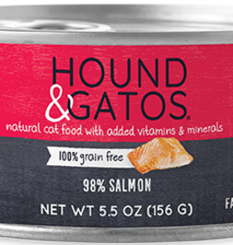 Hound & Gatos Hound & Gatos 98% Salmon Recipe Cat