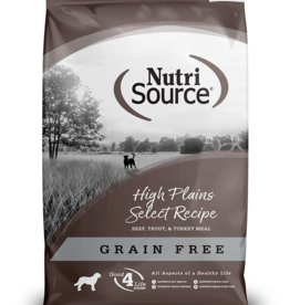 NutriSource NutriSource Grain Free High Plains Select 26lb