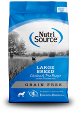 NutriSource Nutrisource Grain Free Large Breed Chicken & Pea Formula 30lb