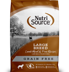 NutriSource Nutrisource Grain Free Large Breed Lamb Meal & Peas Recipe 26lb