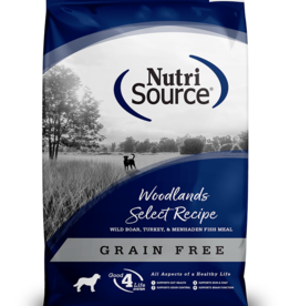 NutriSource NutriSource Grain Free Woodlands Select 26lb