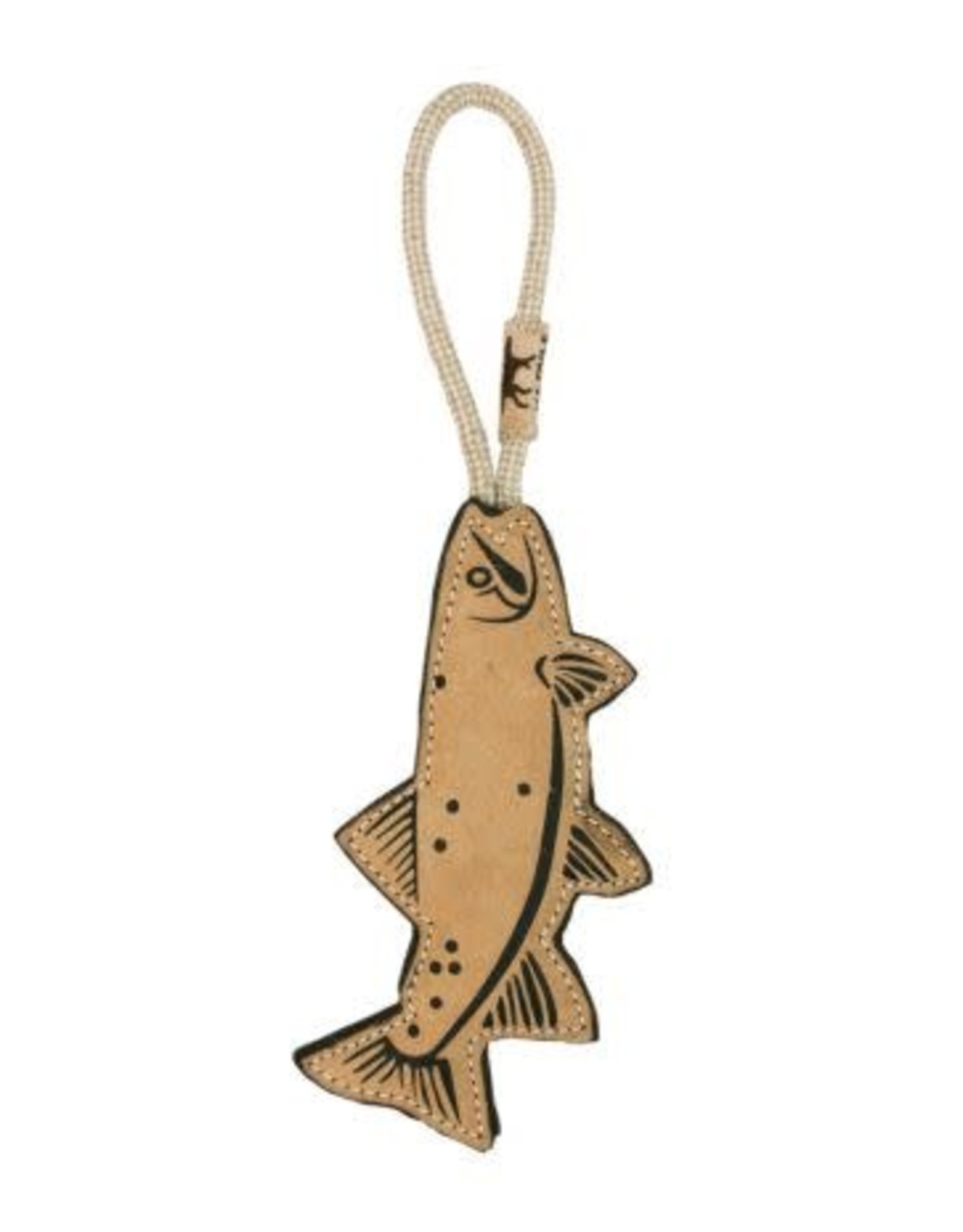 Tall Tails Tall Tails Leather Trout Tug Toy 16"