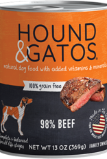 Hound & Gatos Hound & Gatos Beef Dog Food 13oz