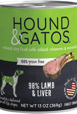 Hound & Gatos Hound & Gatos Lamb & Lamb Liver Dog Food 13oz