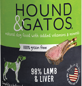 Hound & Gatos Hound & Gatos Lamb & Lamb Liver Dog Food 13oz