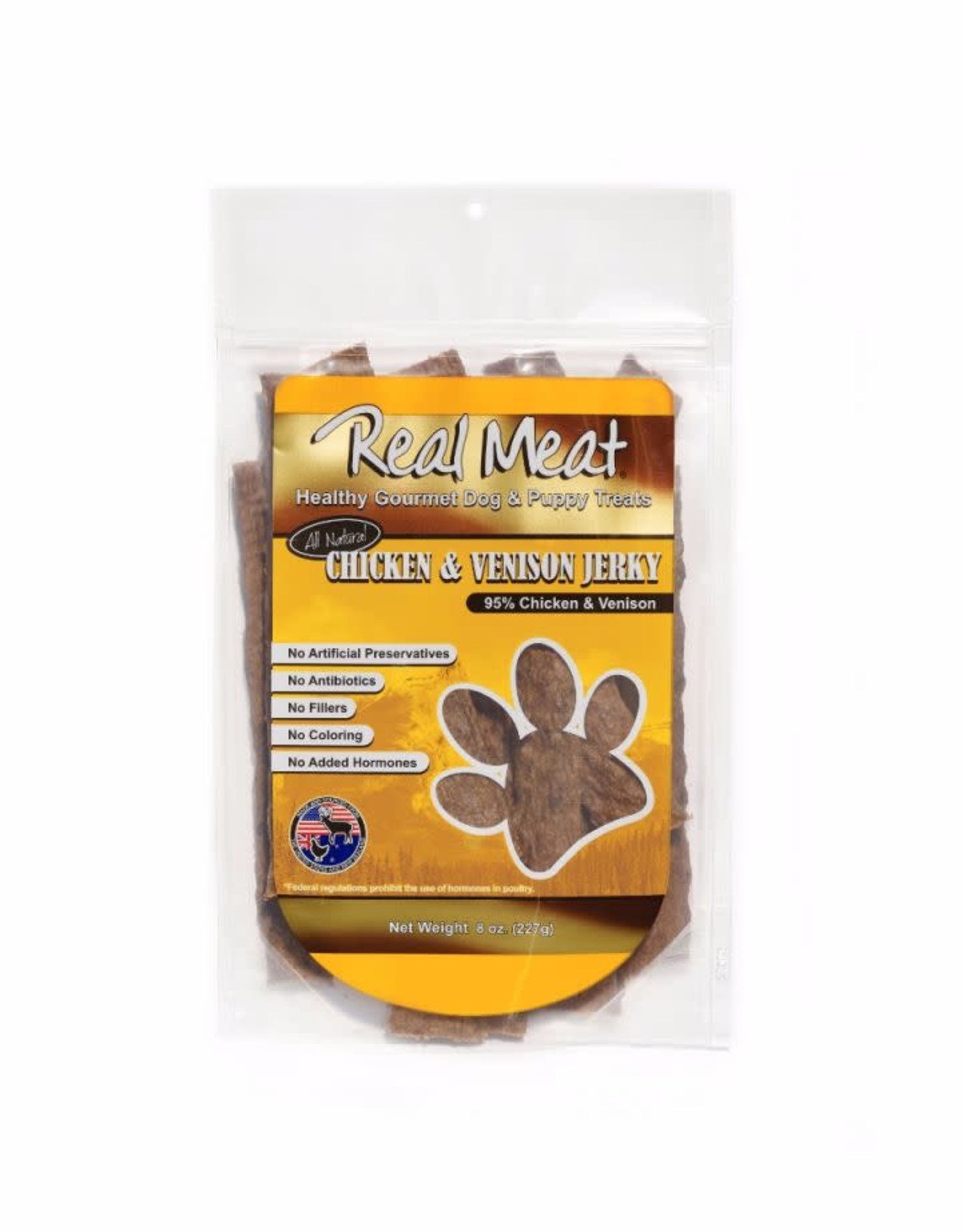 The Real Meat Company Real-Meat-Chicken-Venison-Jerky-Strip-8oz