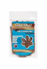 The Real Meat Company Real Meat Fish Venison Jerky Strip 8oz