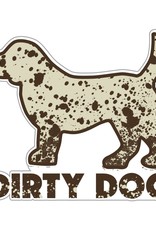 Dog Speak 3" Decal Dirty Dog