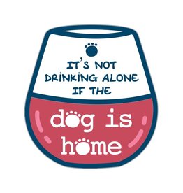 Dog Speak 3" Decal It's Not Drinking Alone